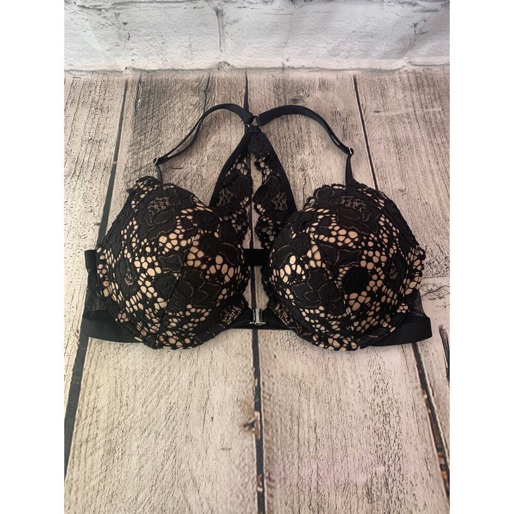 VICTORIA’S SECRET Women’s Very Sexy Push Up Lace Racerback Bra / Size: 32C
